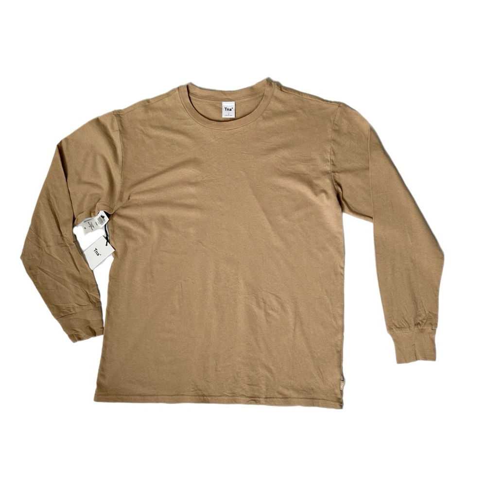 tna NWT Tour Longsleeve Cotton Shirt GD Stoney Beige, Small